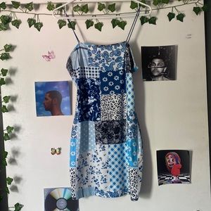 Fitted Paisley Dress